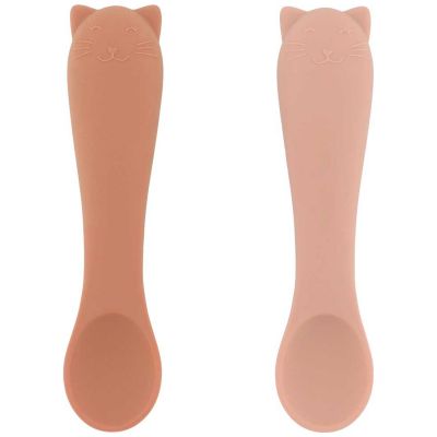 Lot de 2 cuillères pour bébé Mrs. Cat