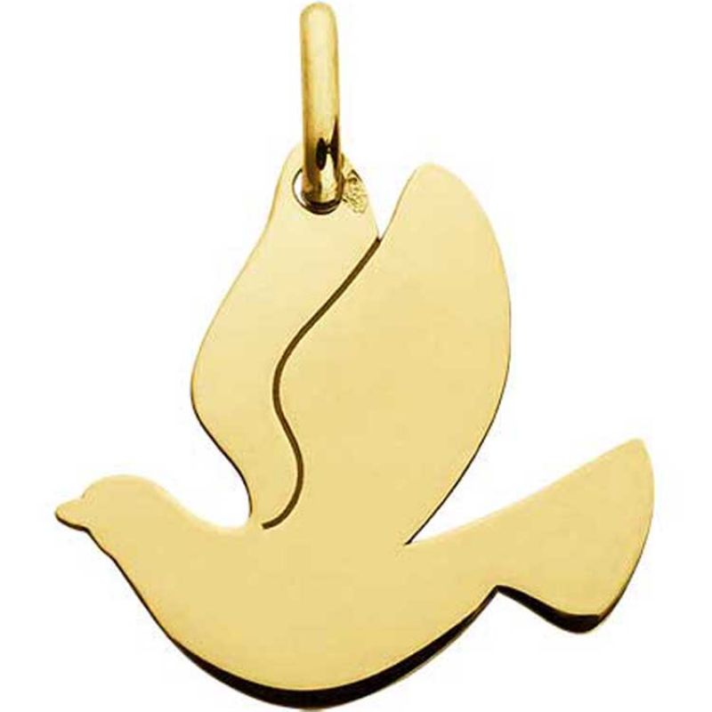Pendentif Colombe (or jaune 750°) Maison Augis
