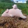 Peluche Pinkie le cochon (55 cm)  par Trousselier