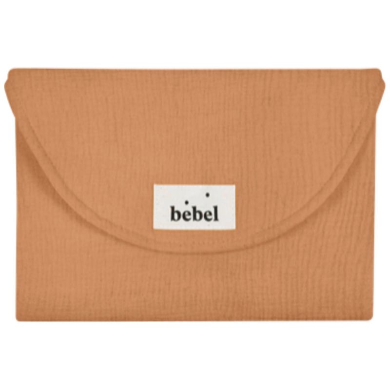 Tapis à langer effet lin camel BEBEL Produit 1