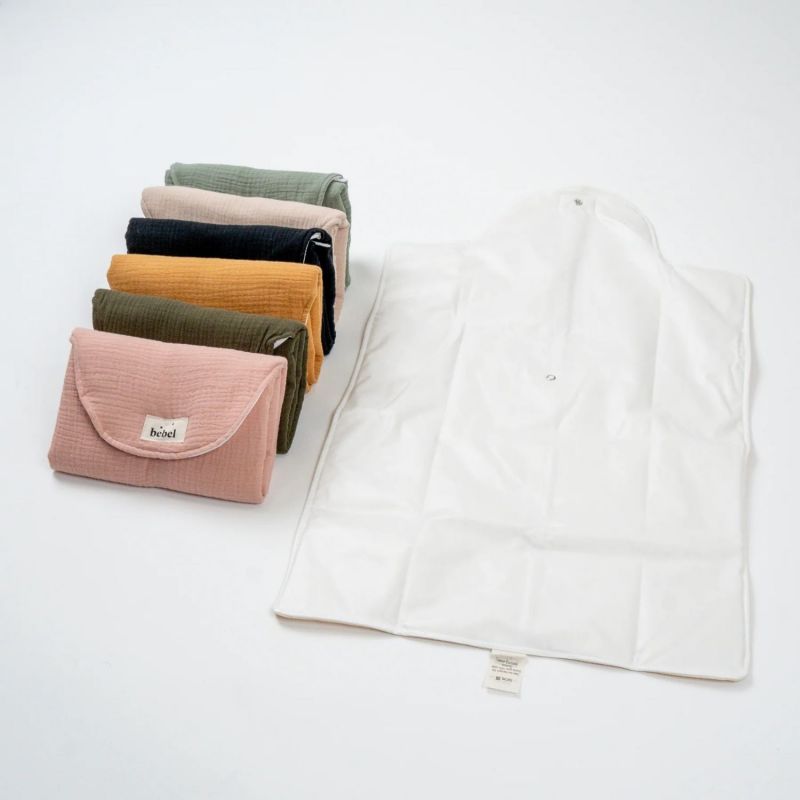 Tapis à langer effet lin camel BEBEL Ambiance 3