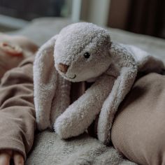 Doudou bouillotte Milo gris clair