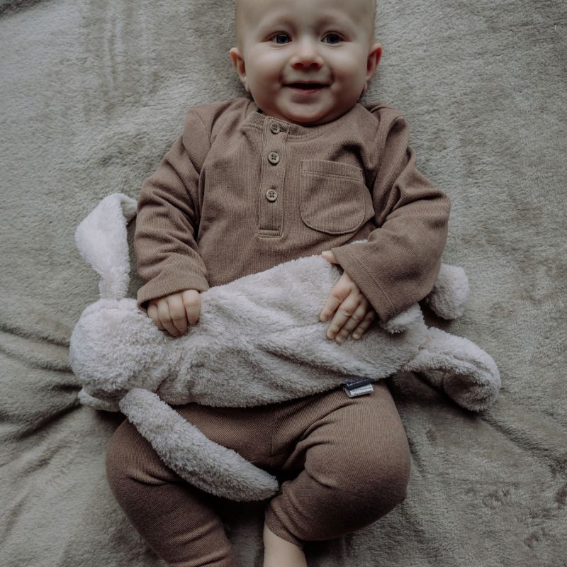 Doudou bouillotte Milo gris clair FLOW Ambiance 9