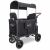 Variation Noir du produit Chariot de transport enfant W2 Luxe Pro Jet Black (2 places) de la marque Wonderfold