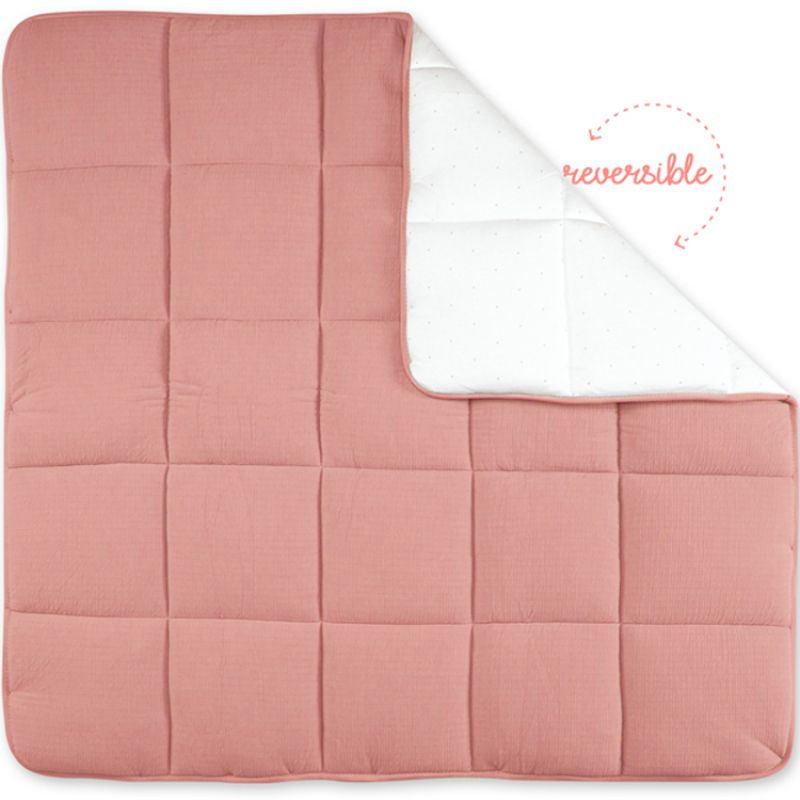 Tapis de parc réversible Cadum terre de Sienne (100 x 100 cm) Bemini