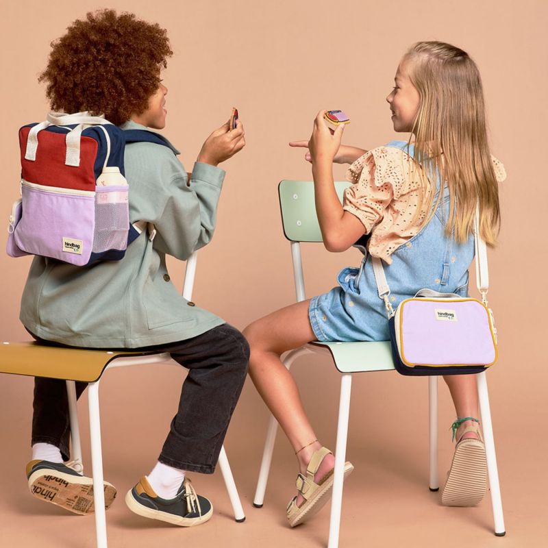 Sac à dos Arthur Terracotta-Lilas Hindbag Ambiance 6