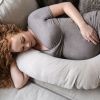 Coussin d'allaitement Sense Caillou Gris Baby's Only Ambiance 4