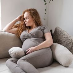 Coussin d'allaitement Sense Caillou Gris