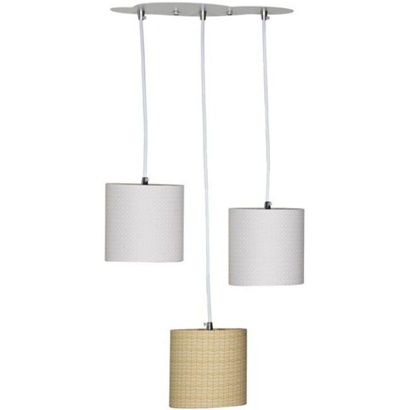 Suspension lumineuse trio Timouki Sauthon