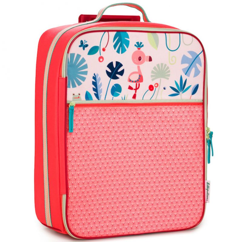 Valise trolley Anaïs le flamant rose Lilliputiens
