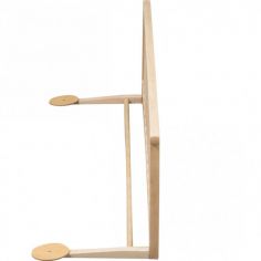 Barrière de lit en bois de hêtre Audrey Brut 127 cm