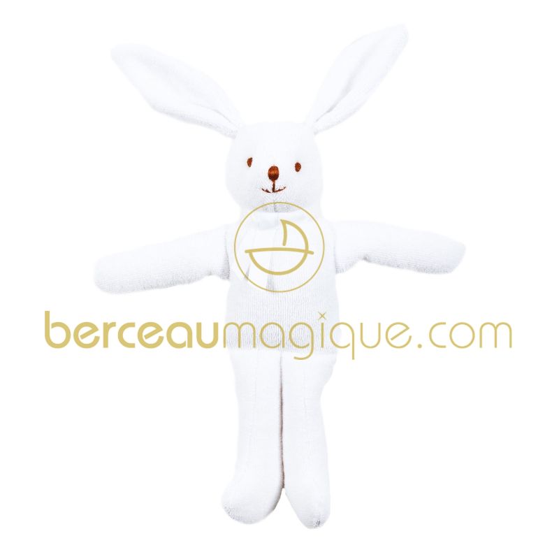 Lapin hochet blanc (20 cm) Trousselier