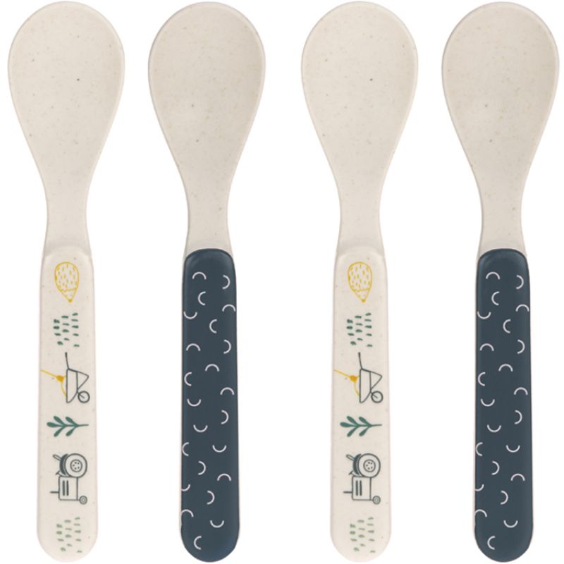 Lot de 4 cuillères bleues Garden Explorer Lässig