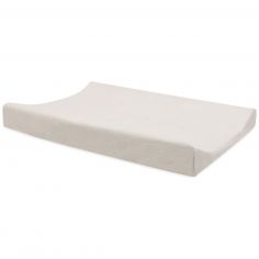 Lot de 2 housses de matelas à langer en éponge Wild Rose-Ivory (50 x 70 cm)