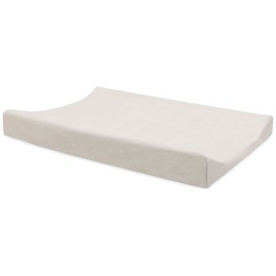 Lot de 2 housses de matelas à langer en éponge Wild Rose-Ivory (50 x 70 cm)