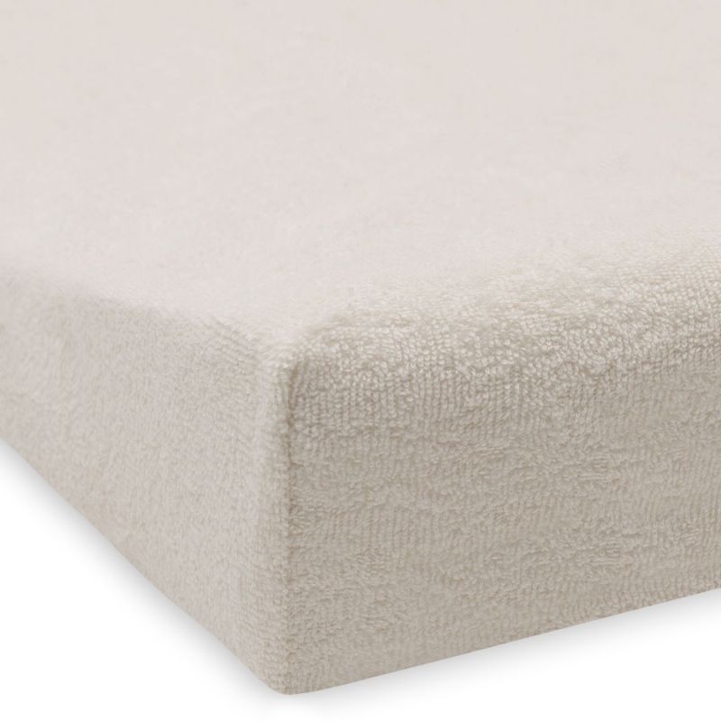Lot de 2 housses de matelas à langer en éponge Wild Rose-Ivory (50 x 70 cm) Jollein Produit 4