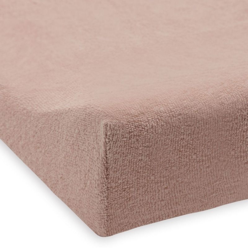Lot de 2 housses de matelas à langer en éponge Wild Rose-Ivory (50 x 70 cm) Jollein Produit 5