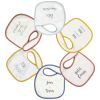 Lot de 6 bavoirs de naissance Mot Tendres Trois Kilos Sept Produit 1