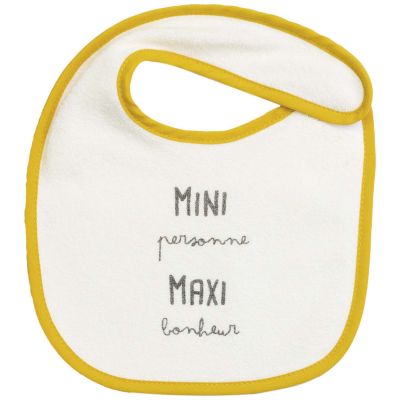 Lot de 6 bavoirs de naissance Mot Tendres