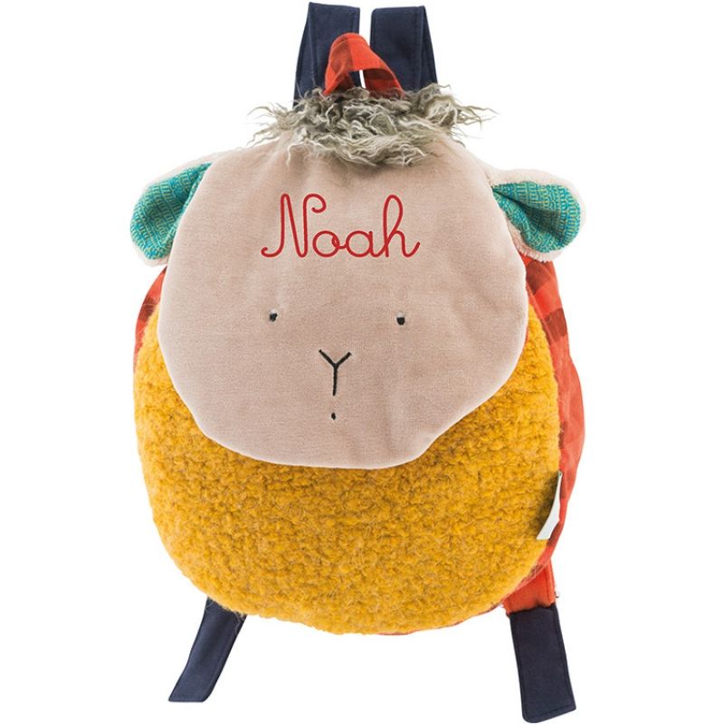 Sac à dos mouton Les Zig et Zag personnalisable Moulin Roty