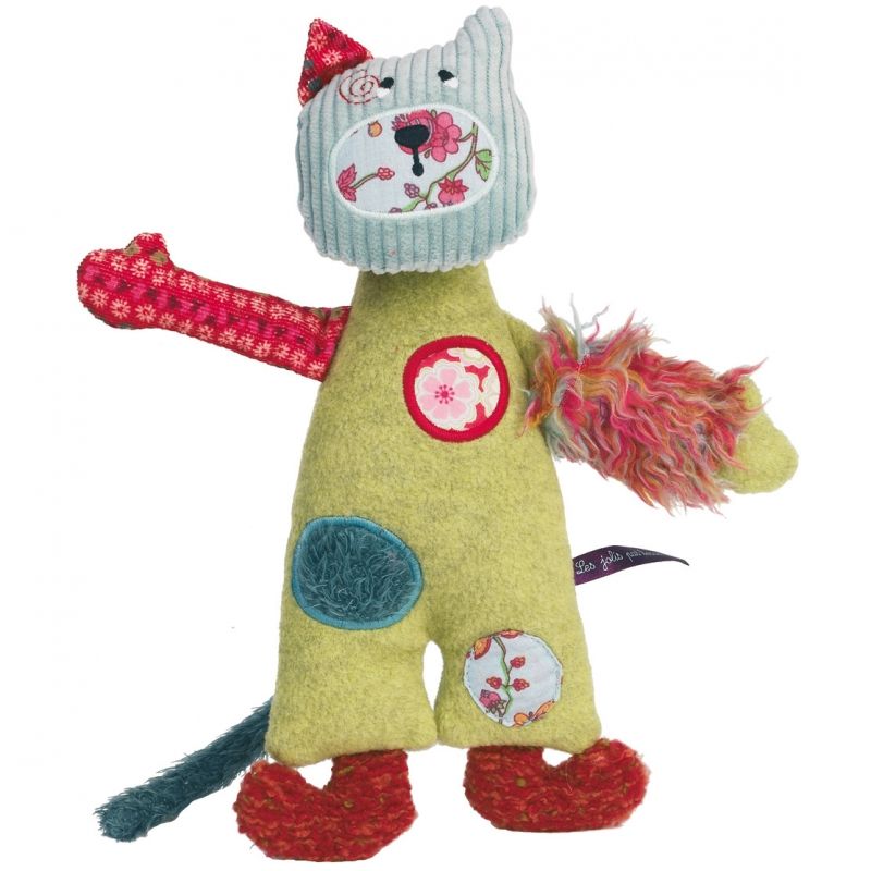 Peluche chat Jolis pas Beaux (29 cm) Moulin Roty