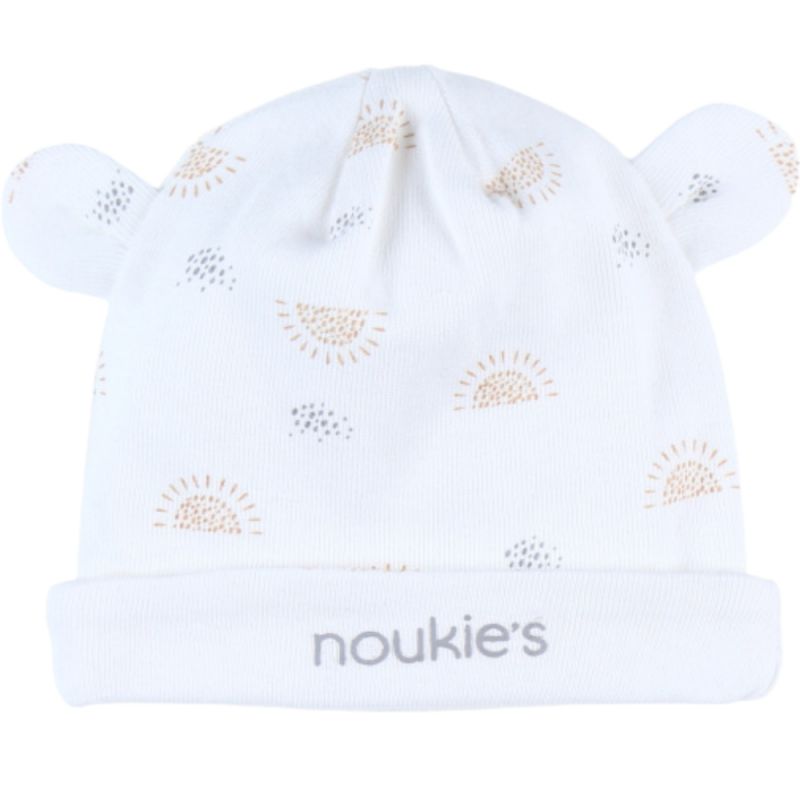 Bonnet de naissance Babou et Kendi en jersey Noukie's Produit 1