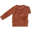 Sweat de pyjama en velours bio Copper (6-12 mois : 67 à 74 cm) - Fresk