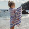 Serviette de plage Dreamy Purple Stripe (60 x 120 cm) Little Dutch Ambiance 3