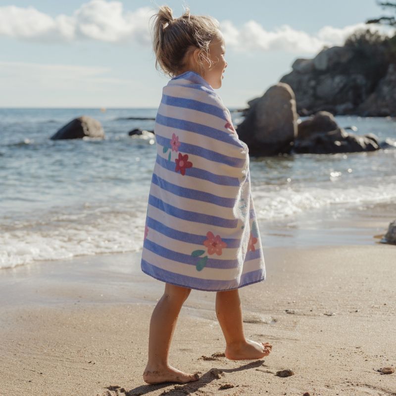 Serviette de plage Dreamy Purple Stripe (60 x 120 cm) Little Dutch Ambiance 5