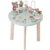 Table d'activités en bois Flowers & Butterflies