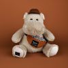 Peluche Hippopotame HELLO BROOK beige (20 cm) Histoire d'Ours Ambiance 2