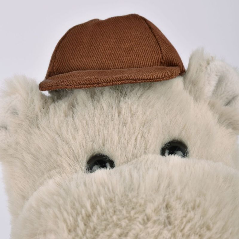 Peluche Hippopotame HELLO BROOK beige (20 cm) Histoire d'Ours Ambiance 8
