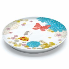 Assiette plate en porcelaine Millefeuille (20,5 cm)  par Djeco