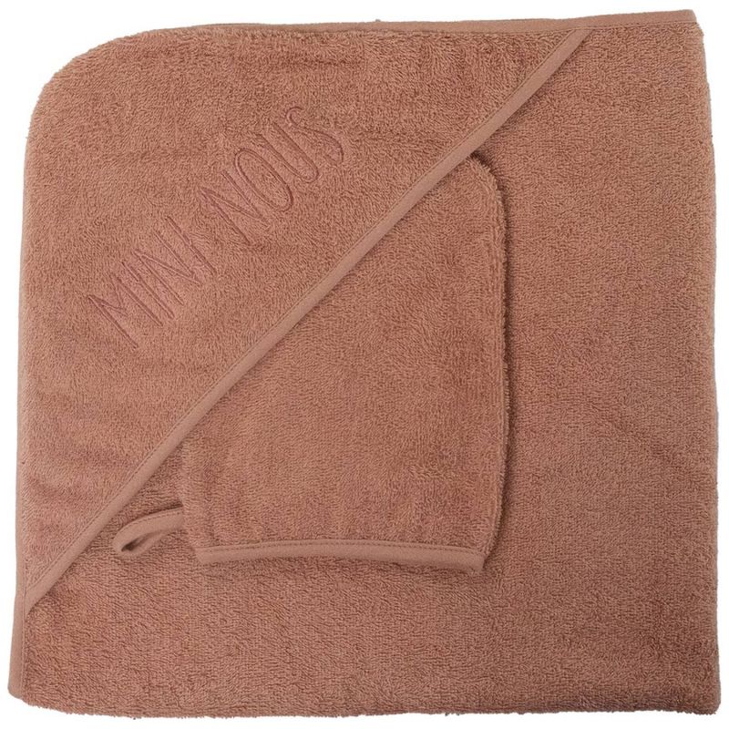 Set de bain Mini nous Terracotta (70 x 70 cm) Trois Kilos Sept Produit 1