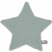 Doudou plat étoile Classic gris vert (30 x 30 cm)  par Baby's Only