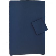 Housse de matelas à langer bleu (50 x 70 cm)  par Luciole et Cie