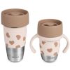 Coffret duo 2 tasses parent enfant Click & Drink Mini & Me BigLove Béaba Produit 1