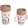 Coffret duo 2 tasses parent enfant Click & Drink Mini & Me BigLove Béaba Produit 3