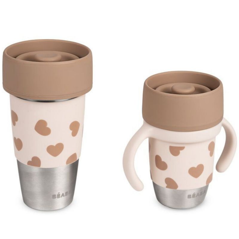 Coffret duo 2 tasses parent enfant Click & Drink Mini & Me BigLove Béaba Produit 3
