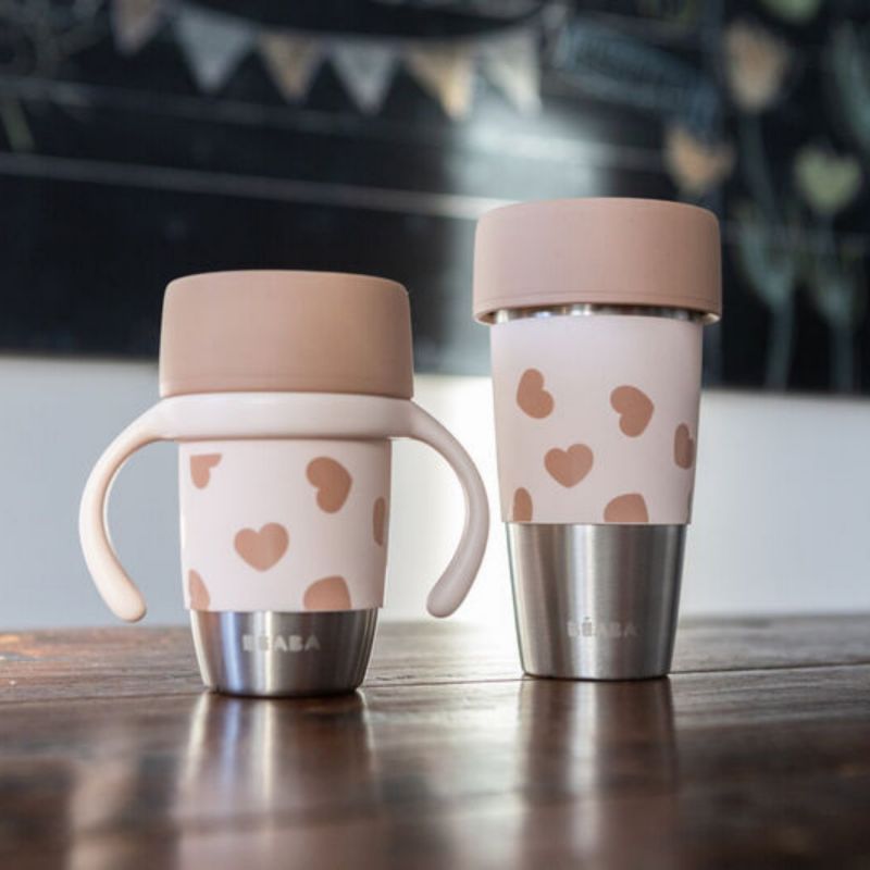 Coffret duo 2 tasses parent enfant Click & Drink Mini & Me BigLove Béaba Ambiance 7
