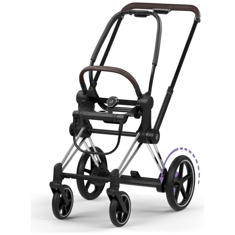 Châssis e-PRIAM 2026 Poussette électrique tout-terrain Chrome Cybex Produit 1