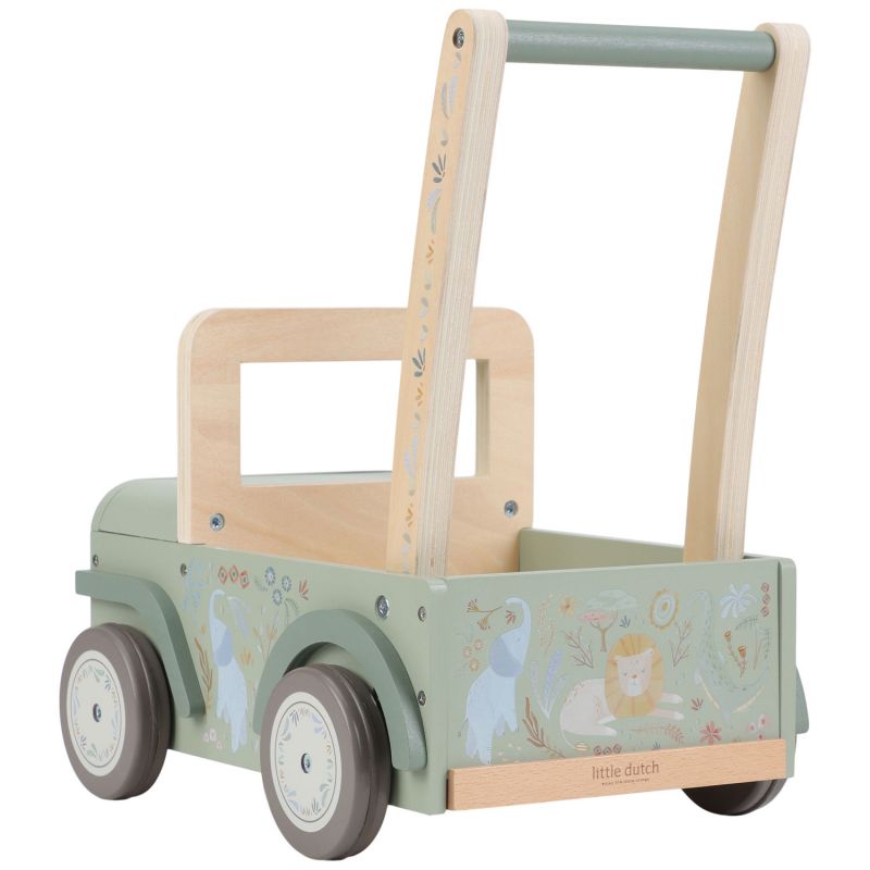 Chariot Voiture de Safari en bois Vert Little Dutch Produit 3