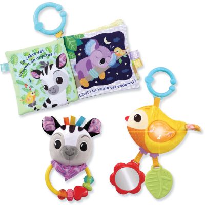 Coffret cadeau jouets bébés animaux (3 pièces)