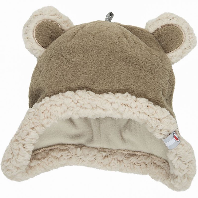 Bonnet ours beige Botanimal (0-3 mois) Lodger