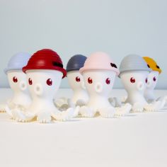 Pieuvre de dentition 3D Monbella rose pâle