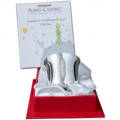 Coquetier Le Petit Prince nuage personnalisable (métal argenté) - Aubry-Cadoret