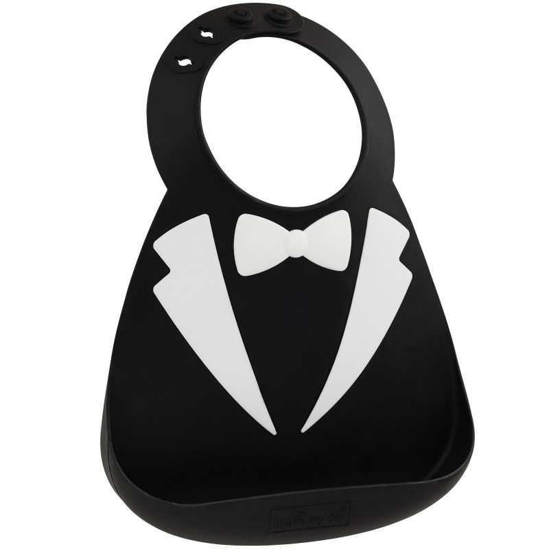 Bavoir silicone à poche Smoking Make My Day