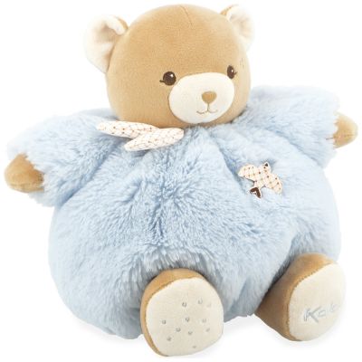Peluche Patapouf Ours bleu (25 cm)