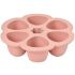 Moule de congélation multi portions silicone rose clair (6 x 90 ml) - Béaba