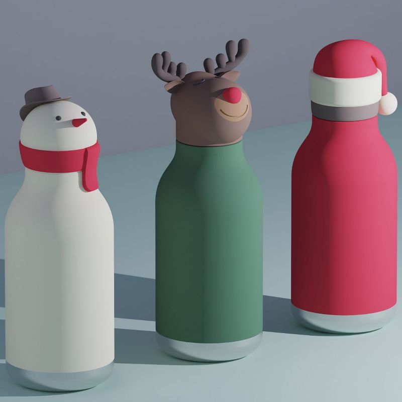 Gourde isotherme Bestie Père Noël (460 ml) Asobu Ambiance 5